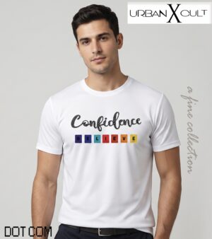 06f0361b-c989-43f7-87d1-9cf3b3c7f537 Urban Cult Confidence White Graphic T-Shirt