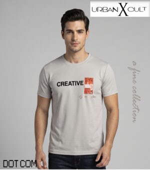 Urban Cult Creative Mind White Graphic T-Shirt